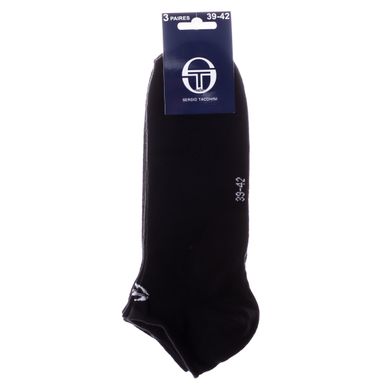Шкарпетки Sergio Tacchini 3-pack black — 93156967-2, 39-42, 3349600160729
