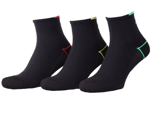 Шкарпетки Kappa 3-pack black/red/yellow/green — 93519809-2, 39-42, 3349600159785