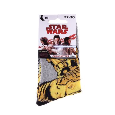 Шкарпетки Star Wars C_3-packo gray — 83892148-4, 35-38, 3349610007939