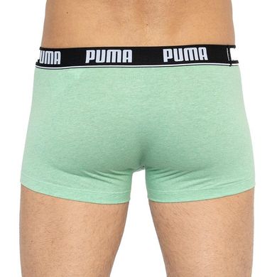 Трусы-боксеры Puma Basic Trunk 2-pack black/light green — 521025001-005, XL, 8718824807096