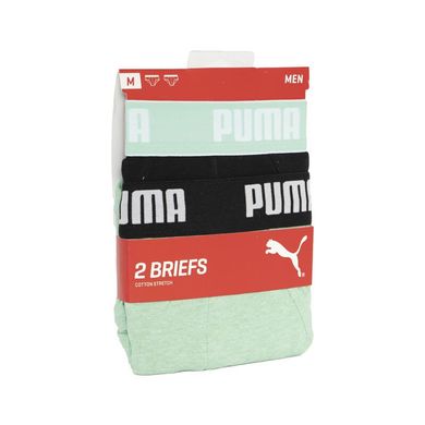 Трусы-боксеры Puma Basic Trunk 2-pack black/light green — 521025001-005, S, 8718824807065