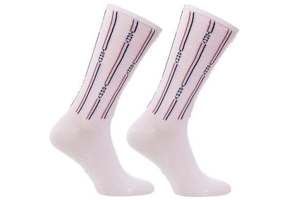 Шкарпетки Tommy Hilfiger Socks Denim The Ace 2-pack white — 481001001-300, 43-46, 8718824567938