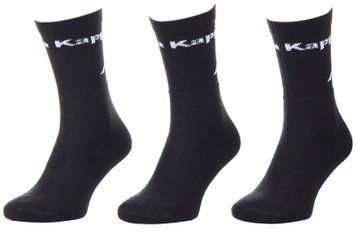 Шкарпетки Kappa Socks Logo Saboya 3-pack black &mdash; 304MT00-901, 35-38, 8016279321878