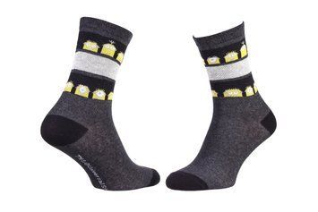 Шкарпетки Minions Stripes On Shaft + Minion 1-pack dark gray &mdash; 13890131-8, 36-41, 3349610011905