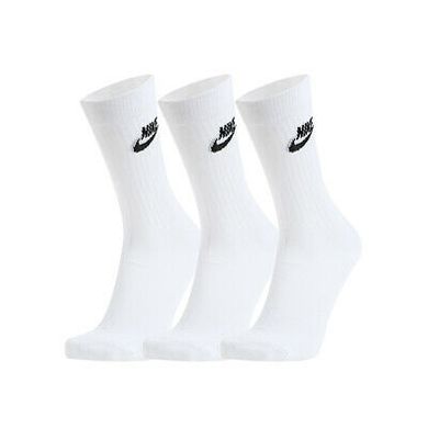 Шкарпетки Nike Nsw Everyday Essential Cr 3-pack white — DX5025-100, 38-42, 196148785692