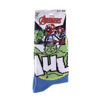 Шкарпетки Marvel Hulk blue — 83899320-4, 31-34, 3349610009902