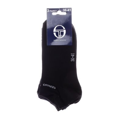 Шкарпетки Sergio Tacchini 3-pack black — 13151567-1, 36-41, 3349600153202