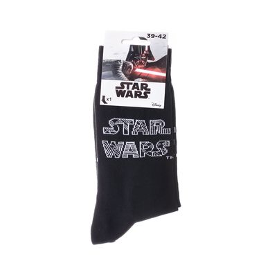 Шкарпетки Star Wars Decorated Letters 1-pack white/black — 93155062-3, 39-42, 3349610011677