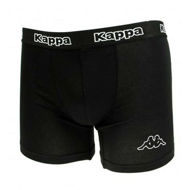 Трусы-боксеры Kappa Boxers 2-pack black/orange — 304JB30-990, S, 8002390511755