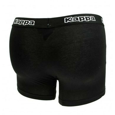 Трусы-боксеры Kappa Boxers 2-pack black/orange — 304JB30-990, XXL, 8002390511779