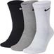 Носки Nike Everyday Lightweight Crew 3-pack black/gray/white — SX7676-901, 34-38, 888407237300