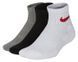 Носки Nike Everyday Cushion Ankle 3-pack black/white/gray &mdash; SX6844-901, 34-38, 192499652027