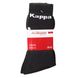 Носки Kappa Socks Logo Saboya 3-pack black — 304MT00-901, 39-42, 8016279321885