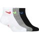 Носки Nike Everyday Cushion Ankle 3-pack black/white/gray — SX6844-901, 38-42, 192499652034