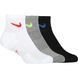 Носки Nike Everyday Cushion Ankle 3-pack black/white/gray &mdash; SX6844-901, 34-38, 192499652027