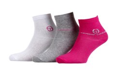 Шкарпетки Sergio Tacchini 3-pack white/gray/pink — 13896812-2, 36-41, 3349607015190