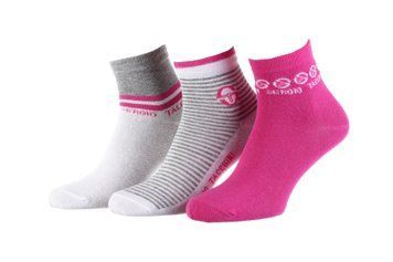 Шкарпетки Sergio Tacchini 3-pack білий, рожевий, сірий Жін 36-41