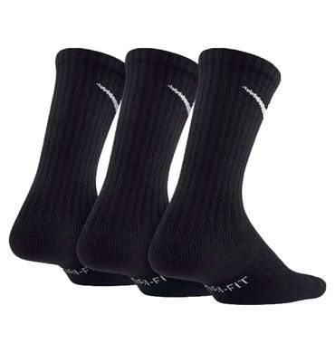 Шкарпетки Nike Performance Cushioned Crew 3-pack black &mdash; SX6842-010, 34-38, 685068337888