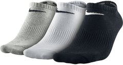 Носки Nike Lightweight No-Show 3-pack black/gray/white — SX4705-901, 42-46, 884726577066