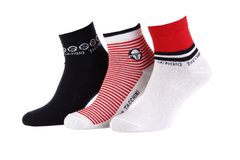 Шкарпетки Sergio Tacchini 3-pack white/red/black — 13898215-2, 36-41, 3349600156210