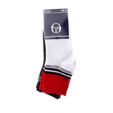 Шкарпетки Sergio Tacchini 3-pack white/red/black — 13898215-2, 36-41, 3349600156210