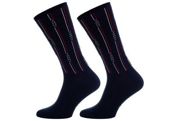 Шкарпетки Tommy Hilfiger Socks Denim The Ace 2-pack navy blue — 481001001-322, 39-42, 8718824567952
