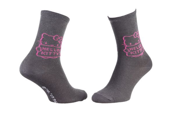 Шкарпетки Hello Kitty Head Hk + Hello Kitty Panel 1-pack dark pink — 13849551-2, 35-41, 3349610000374
