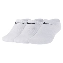 Шкарпетки Nike Everyday Cushioned No Show 3-pack white — SX6843-100, 38-42, 823233893023