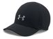 Кепка Under Armour Shadow Cap 2.0 black — 1295154-001, One Size, 190085348125