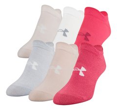 Носки Under Armour Essential No Show 6-pack pink/beige/gray — 1332981-671, 36-41, 192564753260