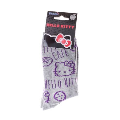 Шкарпетки Hello Kitty All Over Hello Kitty Cup Cake 1-pack gray — 13849551-4, 35-41, 3349610000398