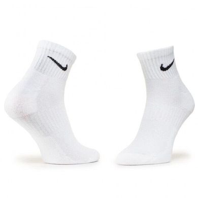 Шкарпетки Nike Everyday Lightweight Ankle 3-pack white — SX7677-100, 34-38, 888407238970