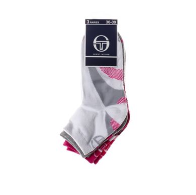 Шкарпетки Sergio Tacchini 3-pack white/gray/pink — 83890832-1, 27-30, 3349600153486