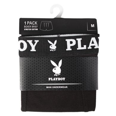 Труси-боксери Playboy Men's Underwear Classic 1-pack black — ANNYA-0102, XL, 4050073001042