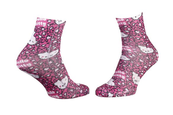 Шкарпетки Hello Kitty Hk + All Over Coeur 1-pack purple — 17890735-4, 36-41, 3349610001333