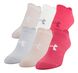 Шкарпетки Under Armour Essential No Show 6-pack pink/beige/gray — 1332981-671, 36-41, 192564753260