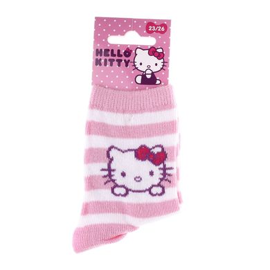 Носки Hello Kitty Head Hk + Stripes gray — 32770-2, 19-22, 3349610002460