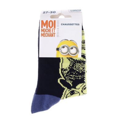 Шкарпетки Minions Minion Bob Big black/blue — 37014-6, 35-38, 3349610002989