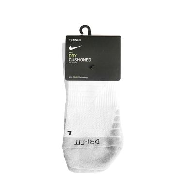 Носки Nike Everyday Max Cushioned No Show 3-pack white/gray — SX6964-100, 34-38, 640135945540
