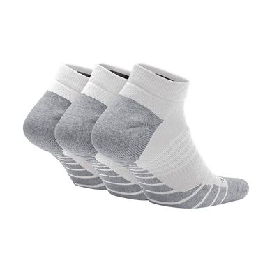 Шкарпетки Nike Everyday Max Cushioned No Show 3-pack white/gray — SX6964-100, 46-50, 640135946080