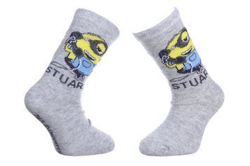 Шкарпетки MINION STUART світло-сірий Діт 31-34 арт 83897920-6