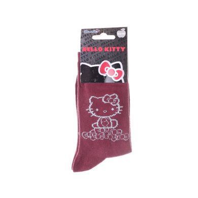 Шкарпетки Hello Kitty Sitting On A Knot 1-pack burgundy &mdash; 13849551-6, 35-41, 3349610000411