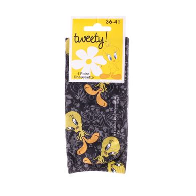 Шкарпетки Looney Tunes Tweety Jambes Croisees 1-pack black — 17890935-2, 36-41, 3349610001357