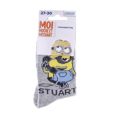 Шкарпетки Minions Minion Stuart gray — 83897920-6, 31-34, 3349610009728