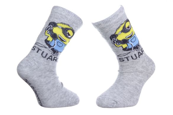 Шкарпетки Minions Minion Stuart gray — 83897920-6, 31-34, 3349610009728