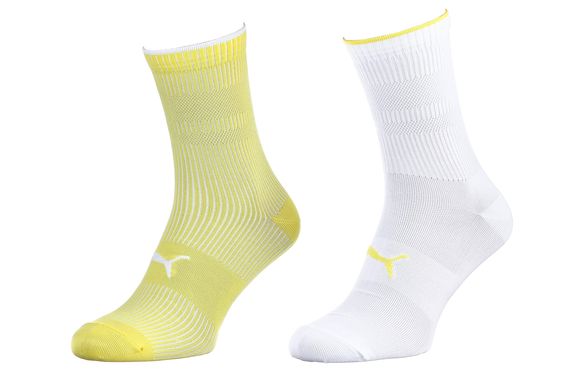 Шкарпетки Puma Sock Classic Women 2-pack yellow/white — 103003001-013, 39-42, 8718824799087