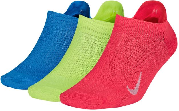 Шкарпетки Nike Everyday Plus Lightweight No Show 3-pack blue/salad/pink — SX7069-910, 38-42, 886916293831