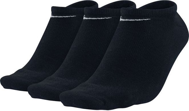Шкарпетки Nike Volue No Show 3-pack black — SX2554-001, 34-38, 659658575585