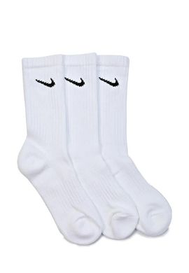 Шкарпетки Nike Lightweight Quarter 3-pack white — SX4706-101, 42-46, 884726577141