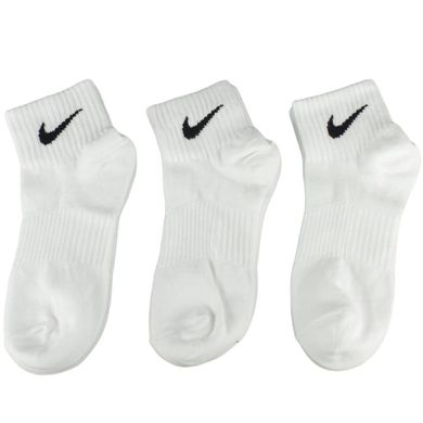 Носки Nike Lightweight Quarter 3-pack white — SX4706-101, 34-38, 884726577127